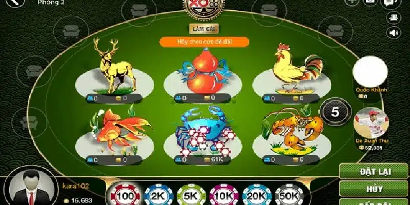 Luật chơi và các bước thực hiện khi tham gia chơi bầu cua 32Win